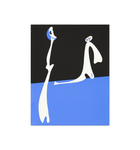 Pochoir azul “Cahiers d’art” núm. 1-4