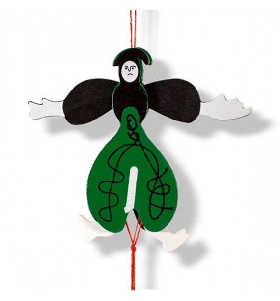 Títere verde “L’Œil Oiseau”