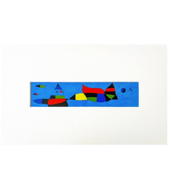 Postcard with passe-partout "Pintura (Per a Emili Fernández Miró)", 1963