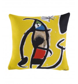 Cushion cover "Femme, oiseau"
