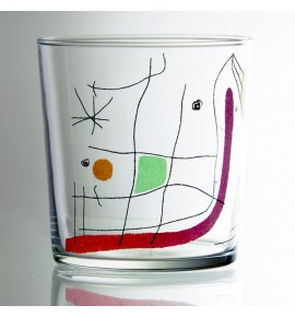 "L'issue dérobée" water glass