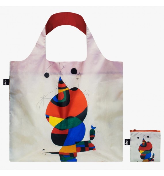 Foldable bag "Woman, bird and Star"