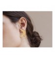 "Moon and Star" earrings