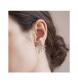 Silver "Star" earrings