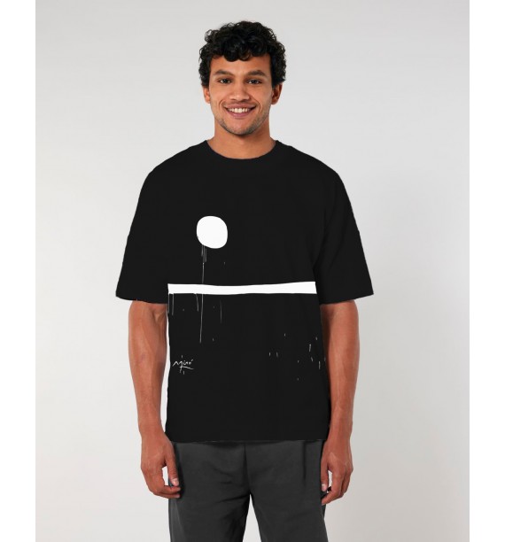 Camiseta oversize "Sense títol" negra