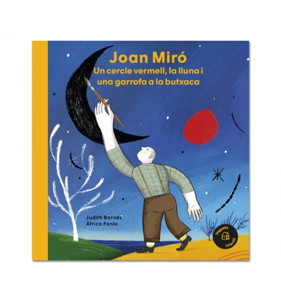 Joan Miró Un cercle vermell, la lluna i una garrofa a la butxaca