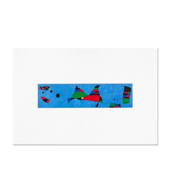 Postal amb paspartú "Pintura (per a David Fernández Miró)", 1963