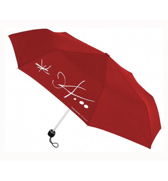 Paraguas rojo Fundació Joan Miró