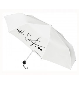 Paraguas blanco Fundació Joan Miró