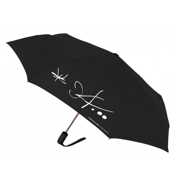 Paraguas negro Fundació Joan Miró